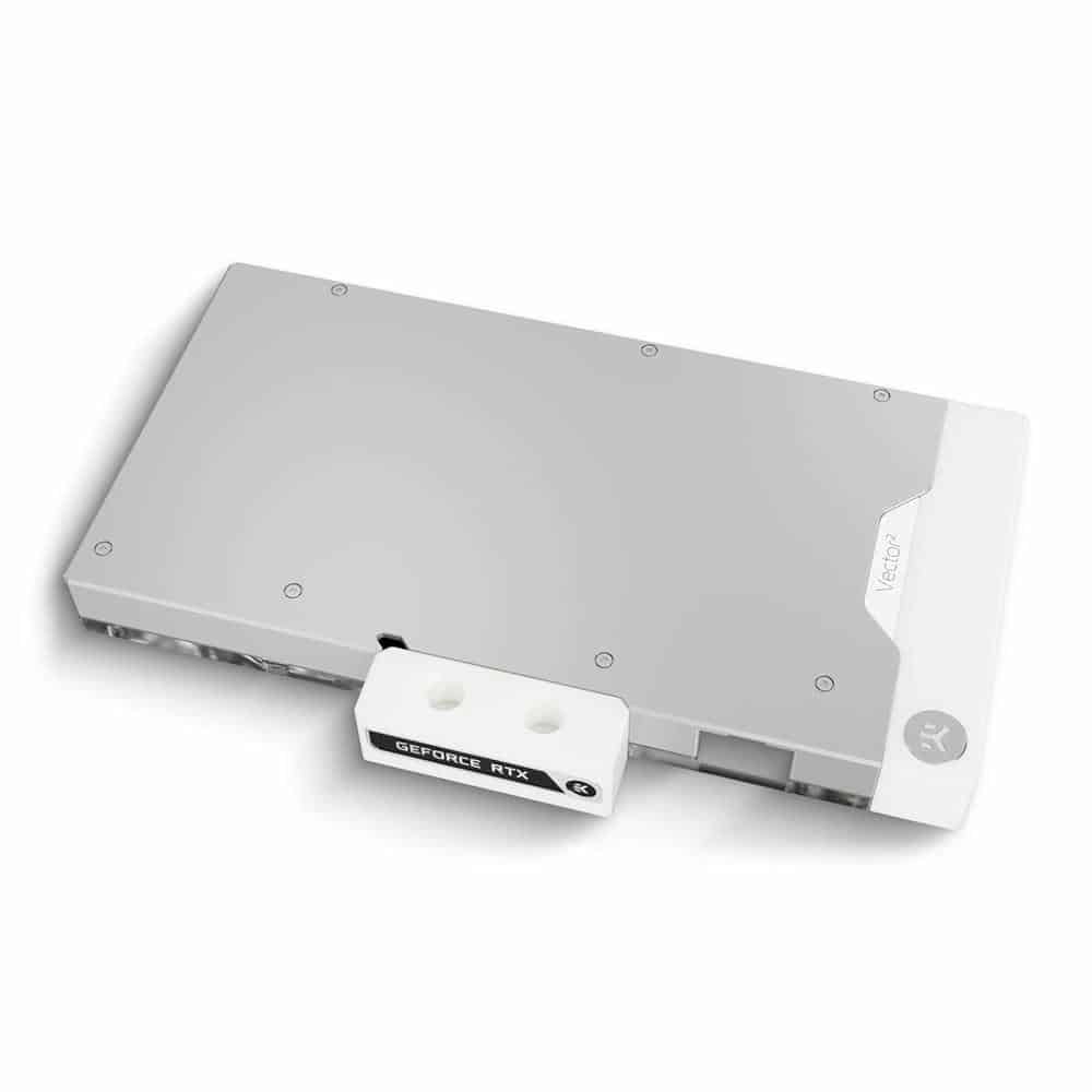 (image for) EK-Quantum Vector² Strix/TUF GeForce RTX 4090 D-RGB White Graphics Card Water Block